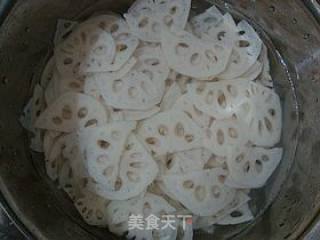 爽口小凉菜------【椒油藕片】的做法步骤：5