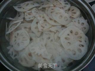 爽口小凉菜------【椒油藕片】的做法步骤：6