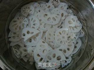 爽口小凉菜------【椒油藕片】的做法步骤：8