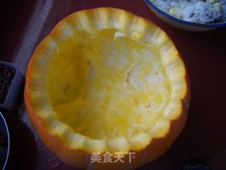 南瓜糯米饭的做法步骤：4