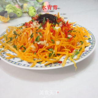 蒜米剁椒南瓜丝的做法步骤：10