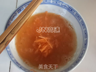 胡萝卜炒鸡蛋的做法步骤：5