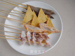【滋味串烧】--- 和孩子一起在家烧烤的做法步骤：5