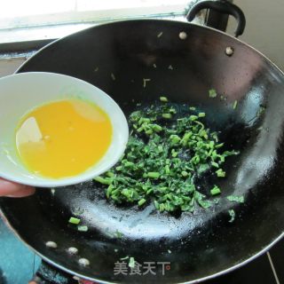 苋菜叶煎蛋的做法步骤：6