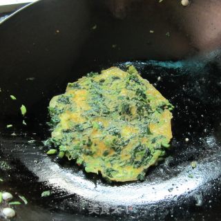苋菜叶煎蛋的做法步骤：8