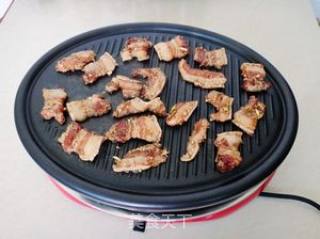 烧烤炉烤竹笋五花肉的做法步骤：6