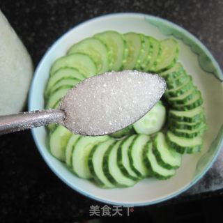 白糖黄瓜的做法步骤：5
