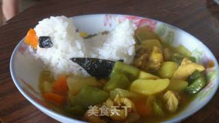 咖喱鸡腿饭的做法步骤：7