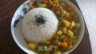 咖喱鸡腿饭的做法步骤：9