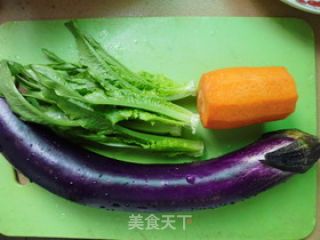 菊花茄子的做法步骤：1