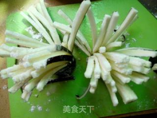 菊花茄子的做法步骤：6