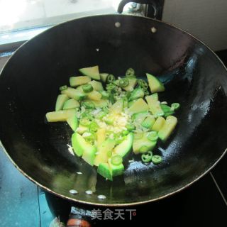 蒜米南瓜的做法步骤：3