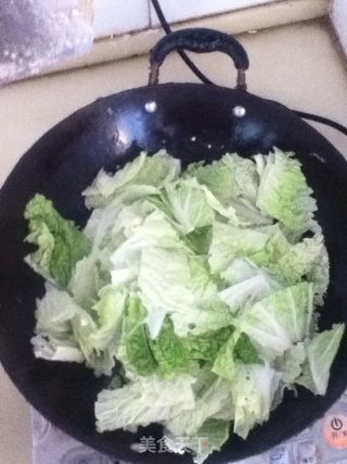 白菜烧干豆腐的做法步骤：4