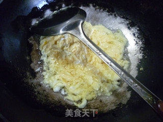 咸菜蟹柳炒鸡蛋的做法步骤：6