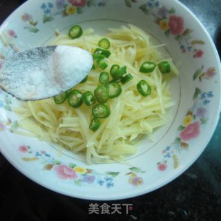凉拌土豆丝的做法步骤：6