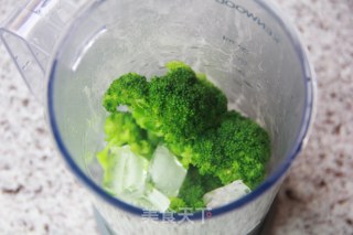 香煎杏鲍菇佐西兰花浓汁的做法步骤：6