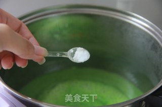 香煎杏鲍菇佐西兰花浓汁的做法步骤：8