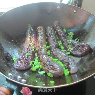 油焖糯米茄的做法步骤：6