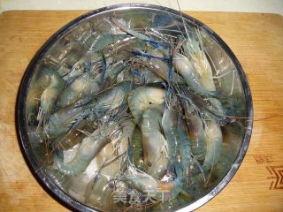 虾煮杏鲍菇的做法步骤：1