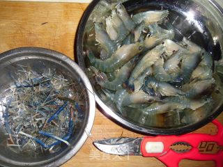 虾煮杏鲍菇的做法步骤：2