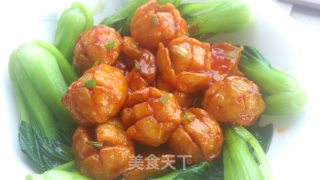 泰式甜辣鱼丸的做法步骤：16