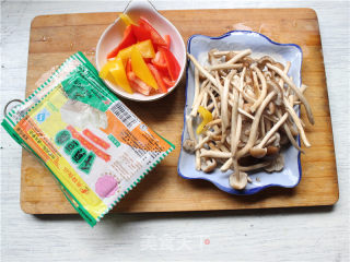 鲜树菇千页豆腐的做法步骤：1