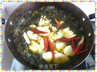 酸菜烧豆腐的做法步骤：4
