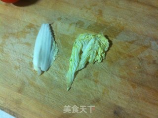 宝宝辅食-娃娃菜番茄面的做法步骤：2
