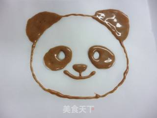 亲子料理---可爱的熊猫松饼的做法步骤：10