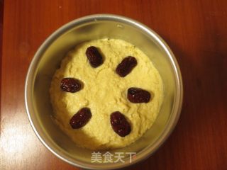 牛奶玉米发糕的做法步骤：4