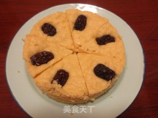 牛奶玉米发糕的做法步骤：6