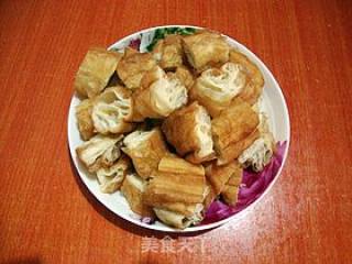 家常小炒----------【油条炒黄瓜】的做法步骤：4