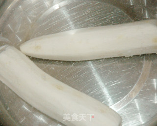 醋溜山药炒木耳的做法步骤：1