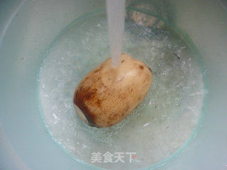 莲藕炒日本南瓜的做法步骤：2