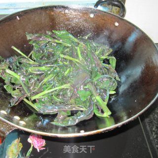 蒜米红番苋的做法步骤：7