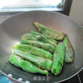 虎皮青椒的做法步骤：5