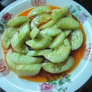 辣椒油溜黄瓜的做法步骤：6