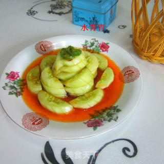 辣椒油溜黄瓜的做法步骤：7