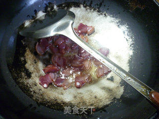 腊肉炒双花的做法步骤：6