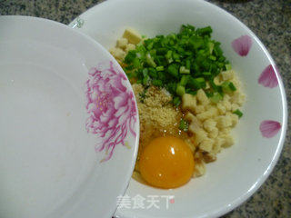 韭菜玉米馒头煎饼的做法步骤：9