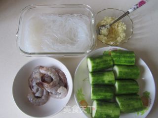 虾仁粉丝蒸丝瓜的做法步骤：4