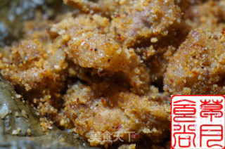 荷叶粉蒸肉的做法步骤：6