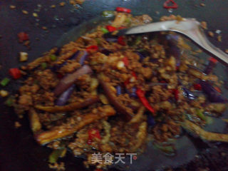 鱼香肉末茄子的做法步骤：5