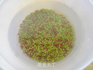 荆条蜂蜜冰镇双豆汤的做法步骤：2