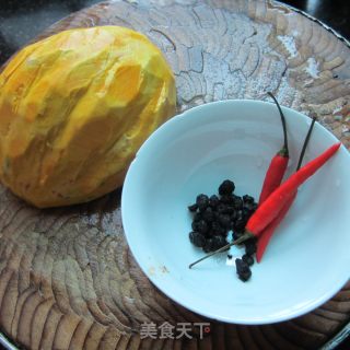 尖椒豆豉南瓜的做法步骤：2
