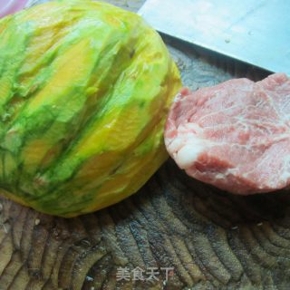 肉末南瓜的做法步骤：2