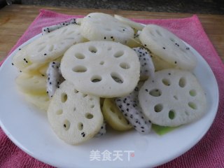 莲藕火龙果的做法步骤：11