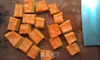 微波炉南瓜的做法步骤：3