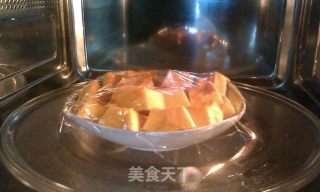 微波炉南瓜的做法步骤：5