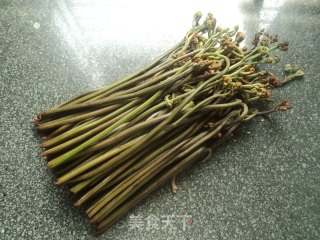 【腐乳龙头菜】的做法步骤：1